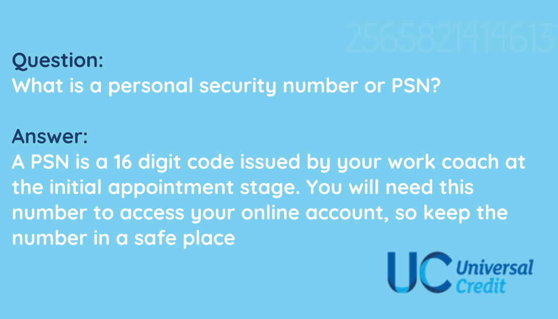 Usci Code Universal Credit